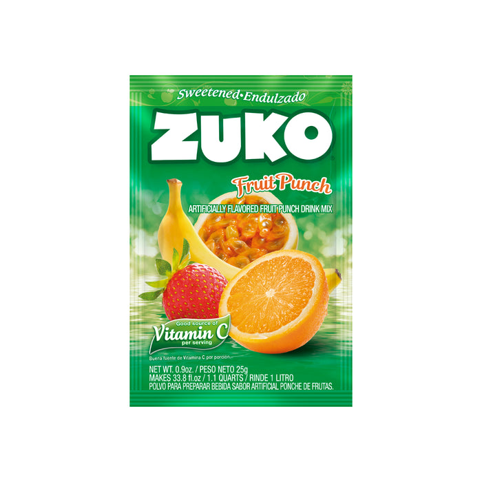 Zuko Fruit Punch Display 24 ct x 0.9 Oz