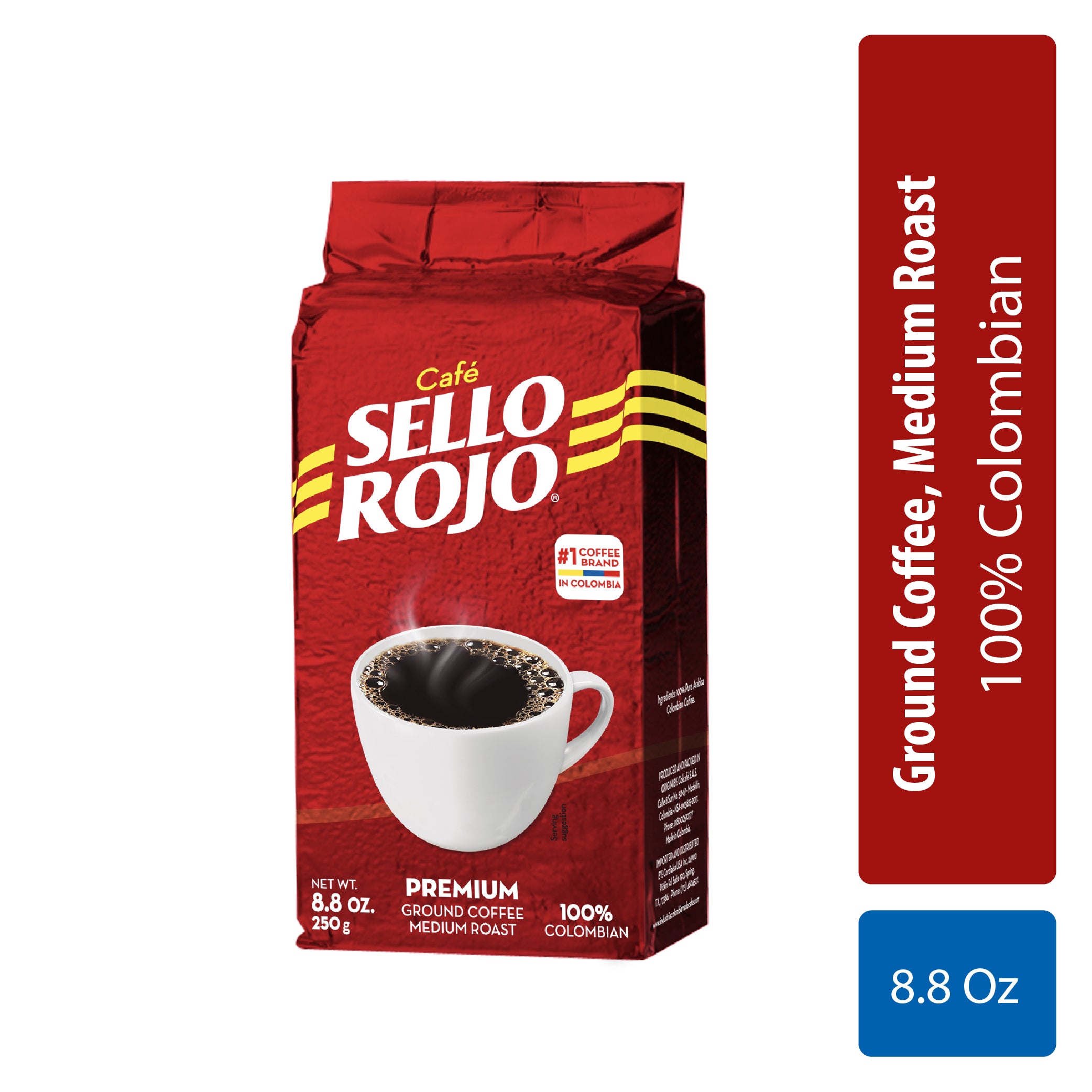 Ladrillo de café molido Sello Rojo 8.8 oz