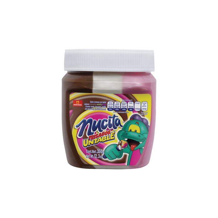 Nucita, Tri-Sabor Spreadable, Jar 12.35 Oz