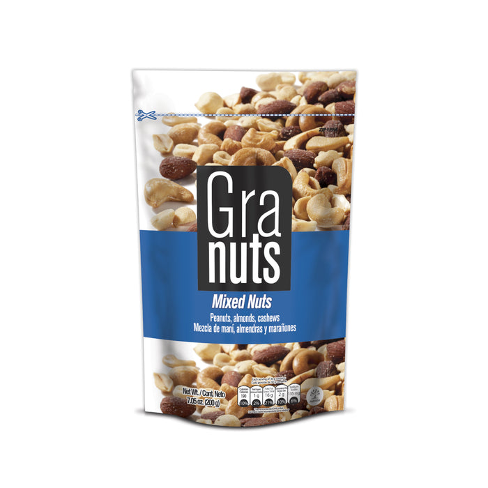 Granuts Mixed Nuts Doypack 7.05 Oz