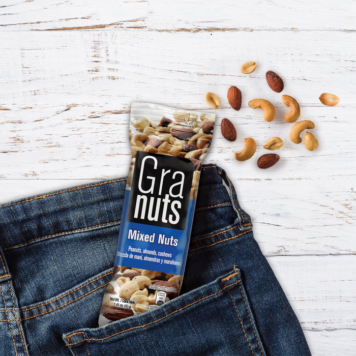 Granuts Nueces Mixtas Display 1.41 oz - 12 ct
