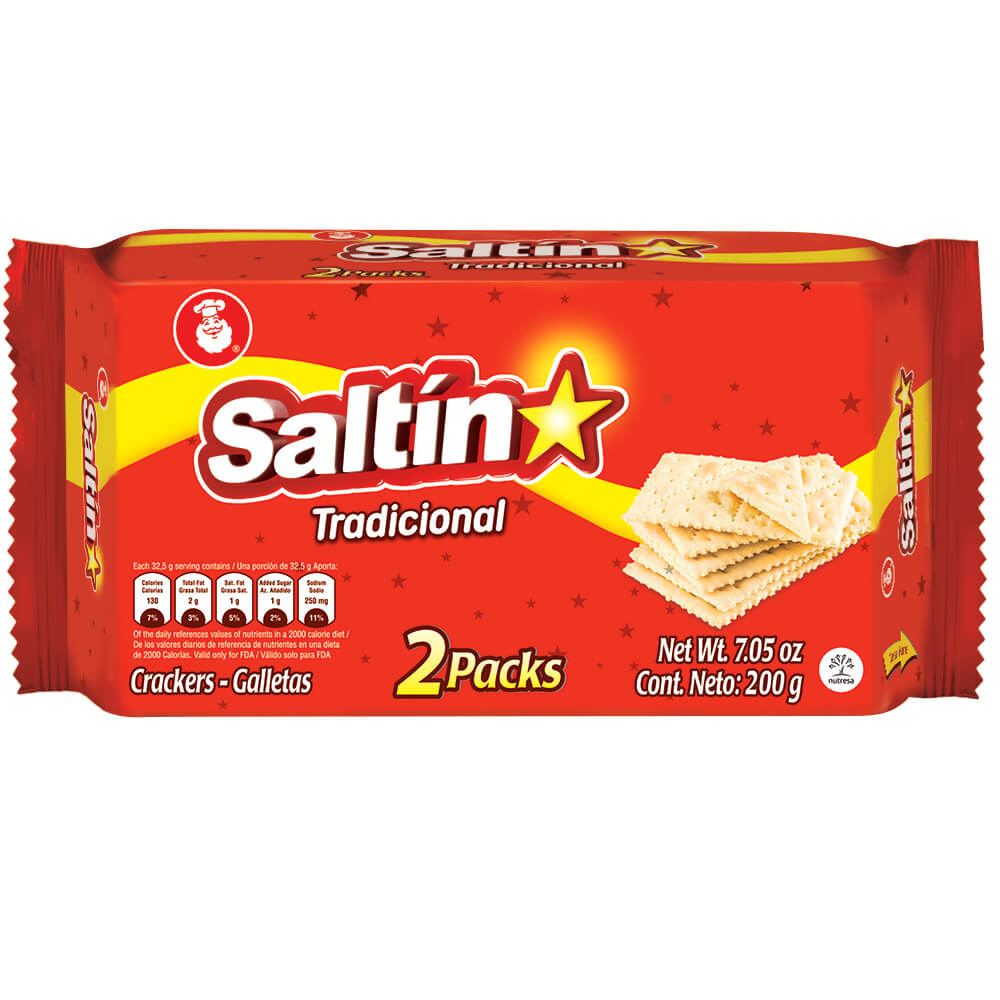 Saltin Crackers Pack, 7.05 oz — Cordialsa USA