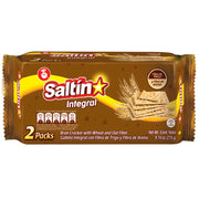 Saltin, Integral Crackers Pack, 9.7 Oz, 2 inner packs, crispy flavor, Grain and Seeds