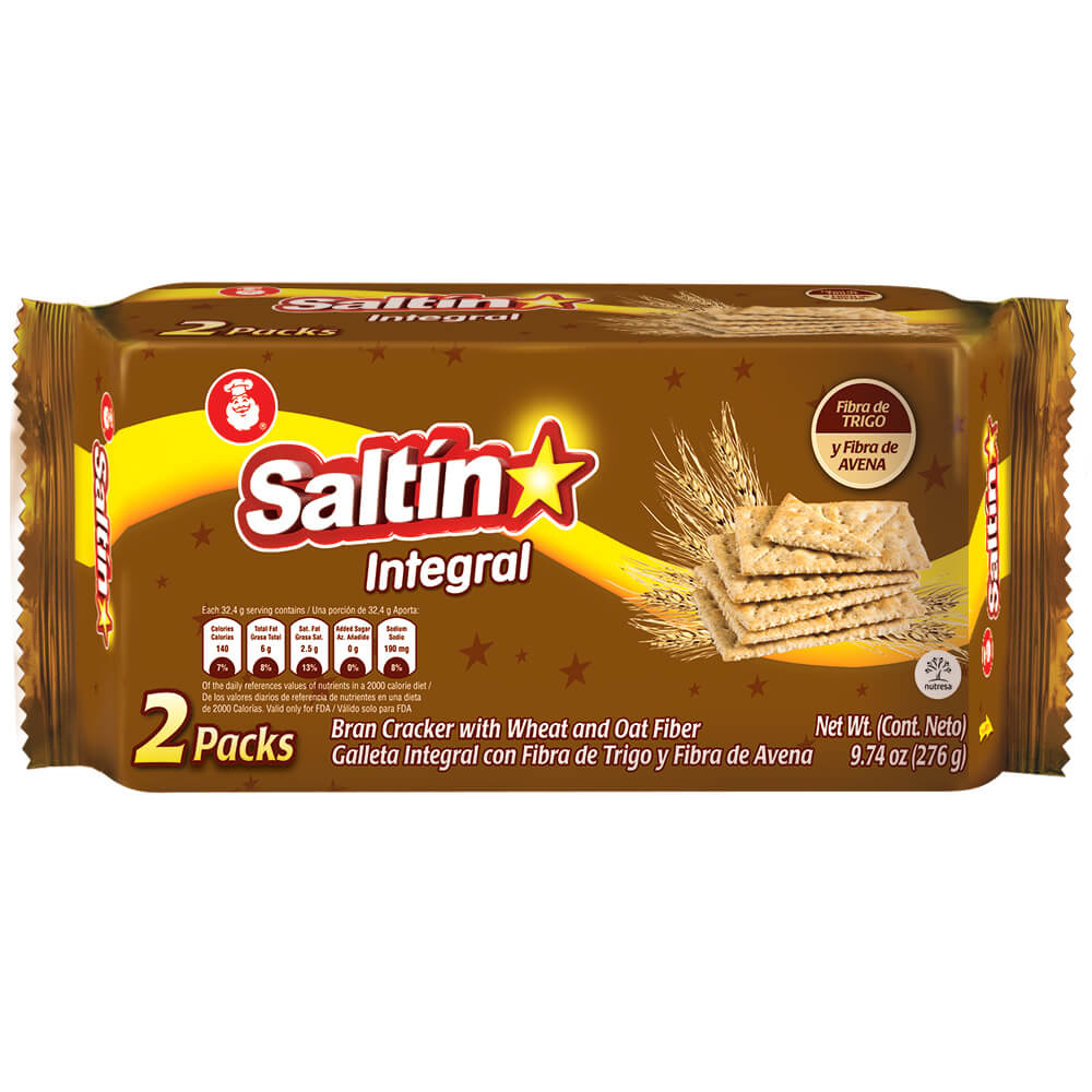 Saltin Integral Crackers Pack, 9.7 oz — Cordialsa USA