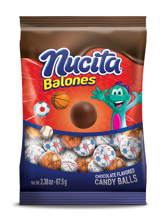 Nucita, Chocolate Sport Ballsm, Bag 2.38 Oz