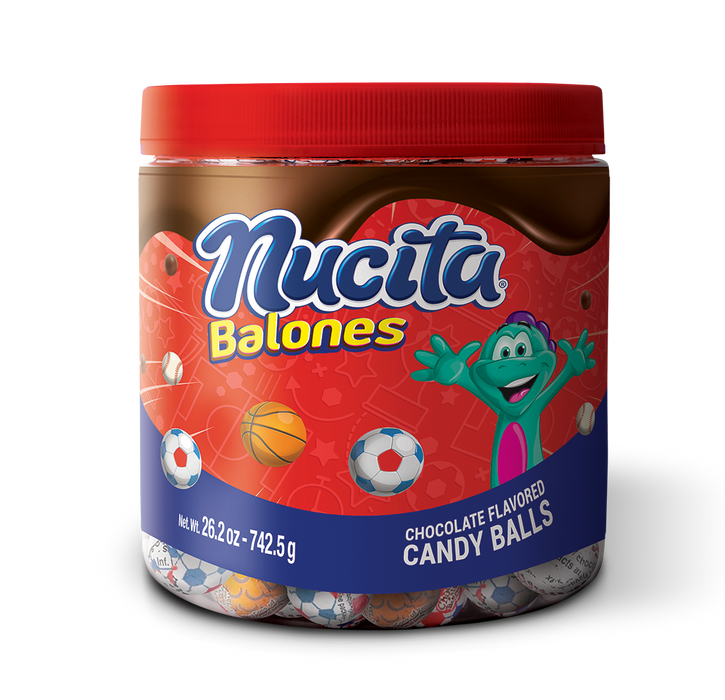 Nucita, Chocolate Sport Balls, Jar 26.20 Oz
