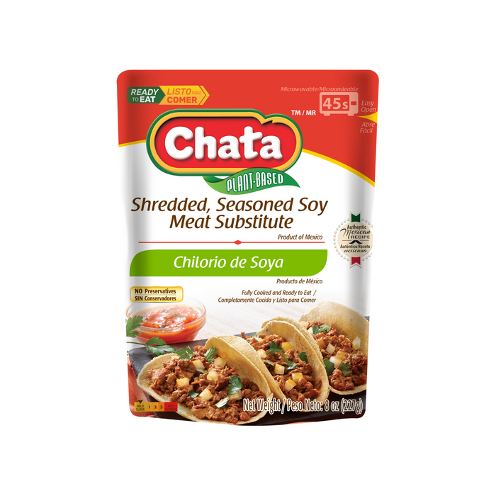 Chata, Soy Chilorio, bag 8 Oz, Gluten free