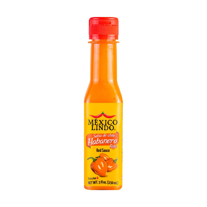 Mexico Lindo Habanero Red Hot Sauce 5 Oz
