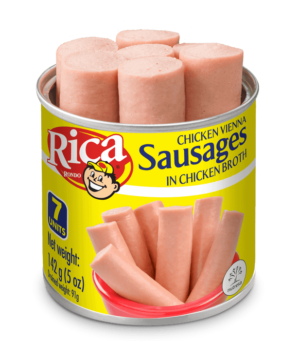 Rica, Chicken Vienna Sausage, 5 Oz, No refrigeration needed, A delicious snack