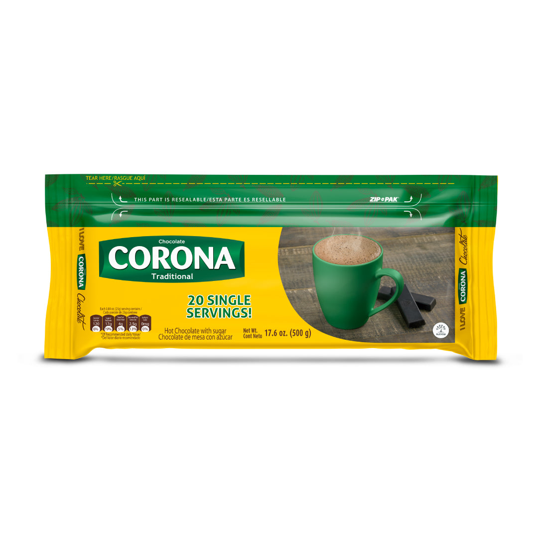 Corona Sweet, Chocolate Bar, 17.6 Oz, Resealable