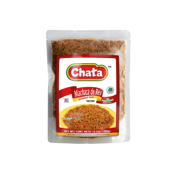 Chata Shredded Beef (Machaca) Pouch 3.5 Oz