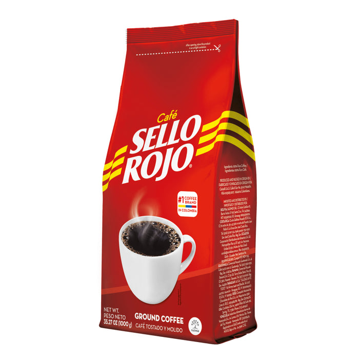 Sello Rojo Ground Coffee Bag 35.27 Oz
