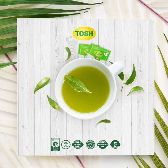 Tosh Herbal Tea Peppermint Green Tea 0.84 Oz - 20 ct