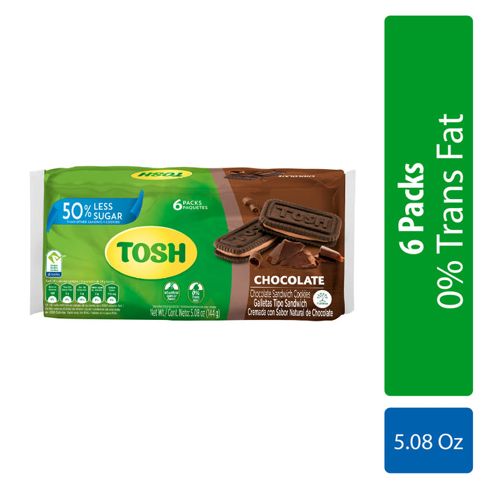 Tosh Galleta De Chocolate 5.08 oz - 6 ct