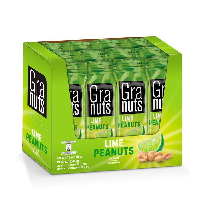 Granuts Lime Peanuts Display 1.76 Oz