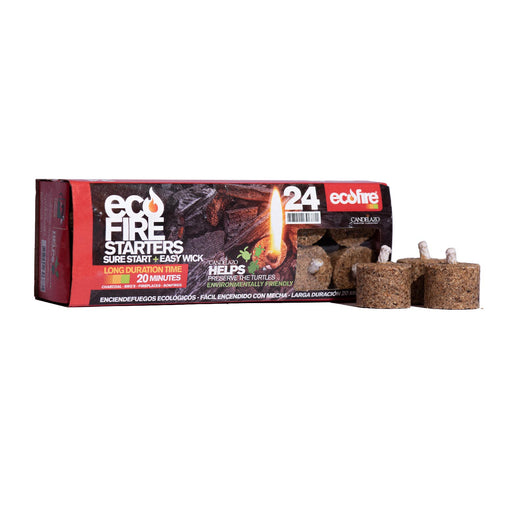 Ecofire, Fire Starter, Long Duration, Box With 24 Units, 13.04 OZ, Pack of 1