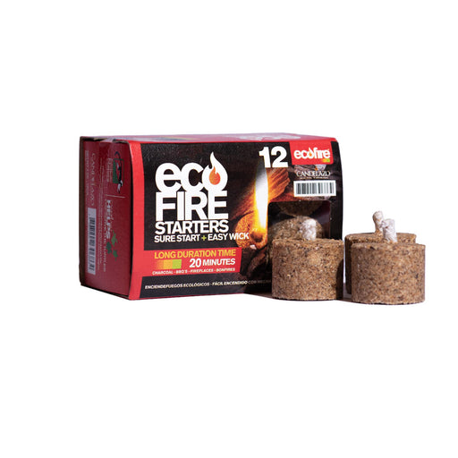 Ecofire, Fire Starter, Long Duration, Box With 12 Units, 13.04 OZ