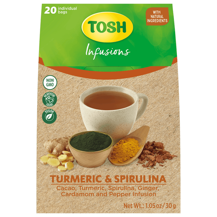 Tosh Turmeric & Spirulina Herbal Tea