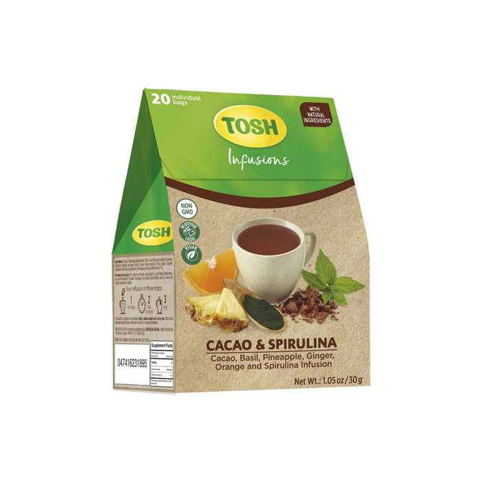 Tosh Cacao & Spirulina Herbal Tea