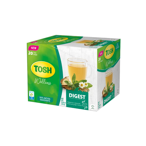 Tosh Digest Infusion 0.84 OZ, Box with 20 Tea bags
