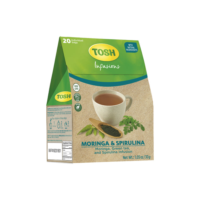 Tosh Moringa & Spirulina Herbal Tea