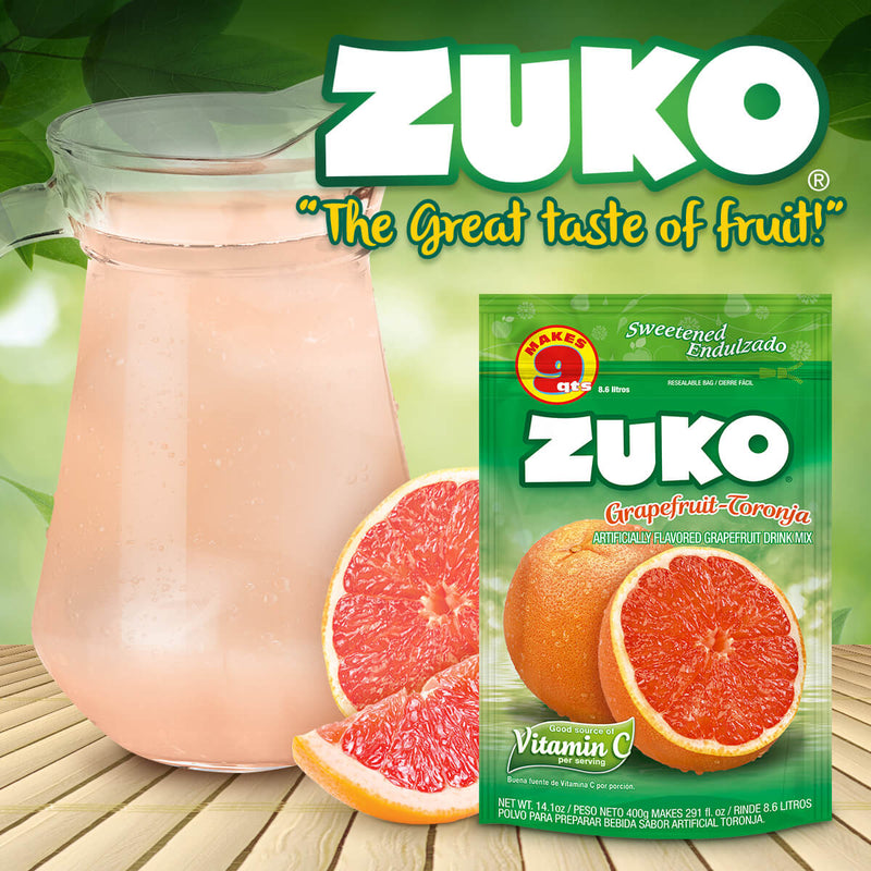 Zuko Grapefruit 14.1 Oz, Refreshing Drink