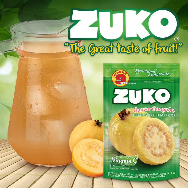 Zuko Guava 14.1 Oz, Refreshing Drink
