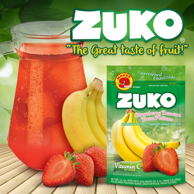 Zuko strawberry Banana 14.1 Oz