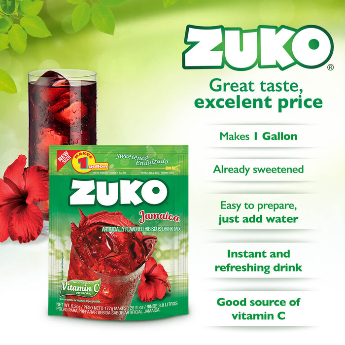 Zuko Jamaica 6.2 Oz, Refreshing Drink