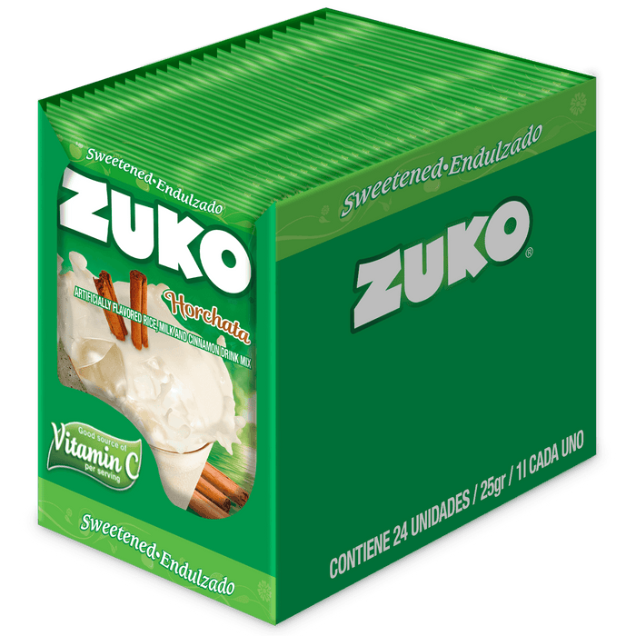 Zuko Horchata 0.9 Oz - 24 units, Refreshing drink