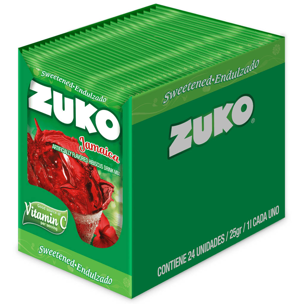 Zuko Drink Mix Jamaica Individual Pack, 24 Count, 0.9 oz