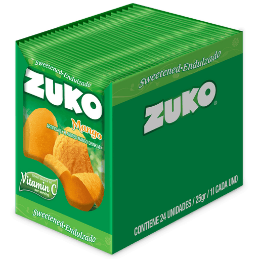 Zuko Mango 0.9 Oz - 24 units, Refreshing Drink