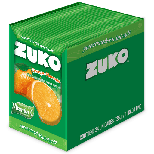Zuko Orange 0.9 Oz - 24 units, refreshng drink