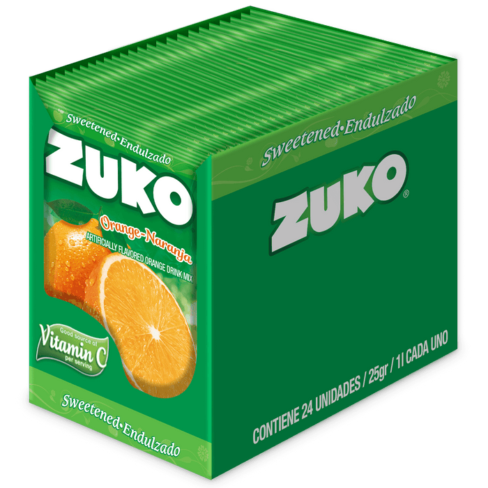 Zuko Orange 0.9 Oz - 24 ct