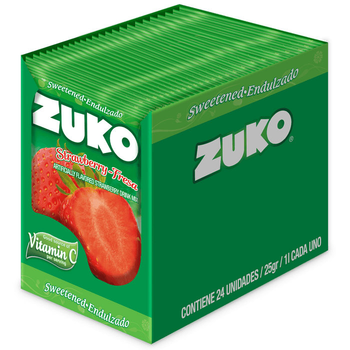 Zuko Strawberry 0.9 Oz - 24 units