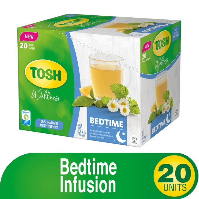 Tosh, Bedtime Herbal Tea, 0.84 Oz, Box with 20 Tea bags