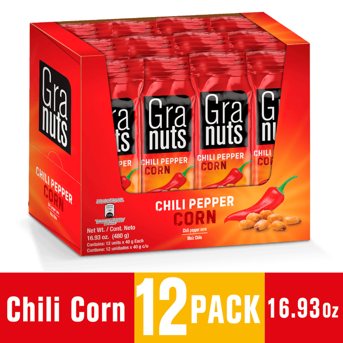 Granuts, Chile Corn Display, 1.41 Oz, content 12 inner pack