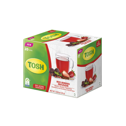 Tosh Herbal, Tea Red Berries 0.84 Oz, 20 ct