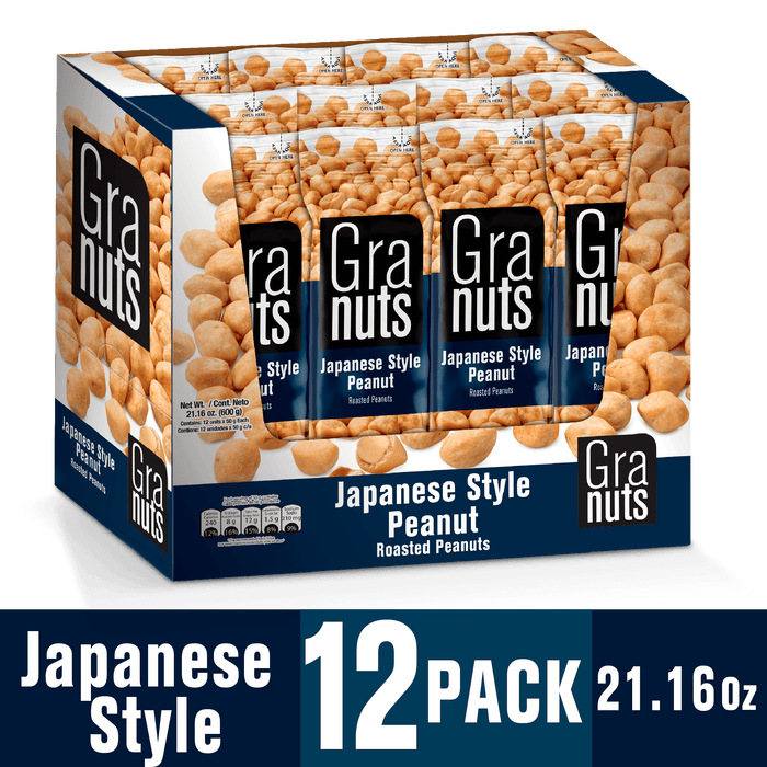 Granuts Cacahuetes tostados (estilo japonés) Display 1,76 oz