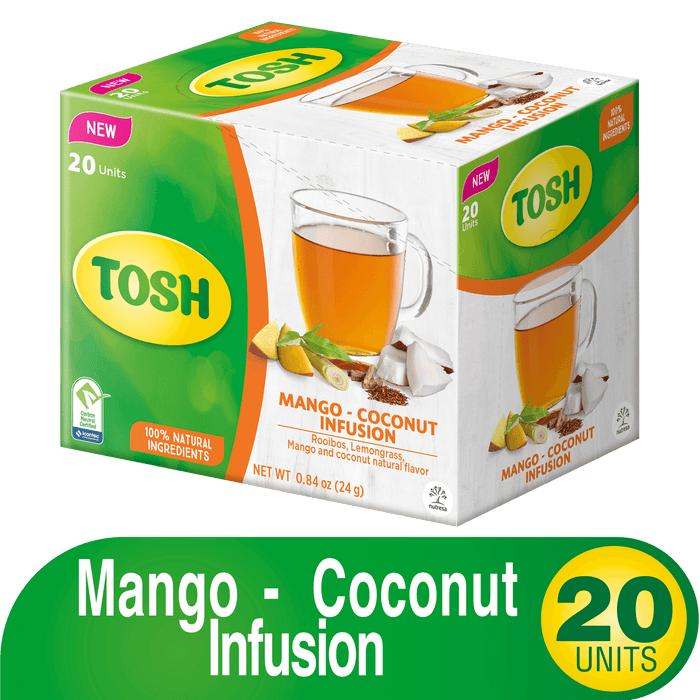 Tosh Infusion Mango Coco 0.84 Oz - 20 ct