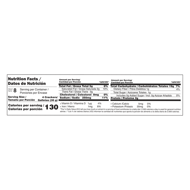 Saltin, Cheese and Butter Crackers, 7.93 Oz, 2 inner packs.